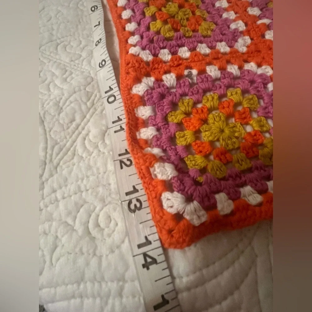 Colorful Crochet Hair Kerchief